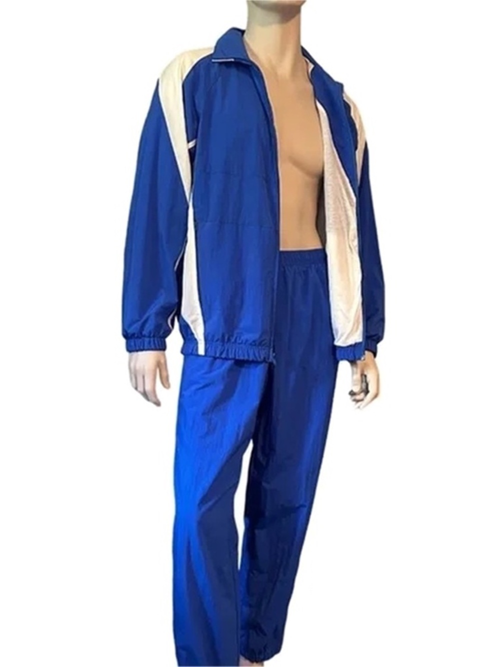 Vintage 90s Speedo Track Suit Fitness Nylon Jacket & Pants Old School NWT NOS